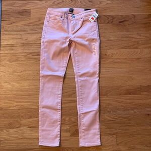 NWT GAP pale pink skinny jeans